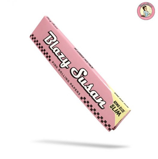 Blazy Susan - Pink, King Size Slim Papers