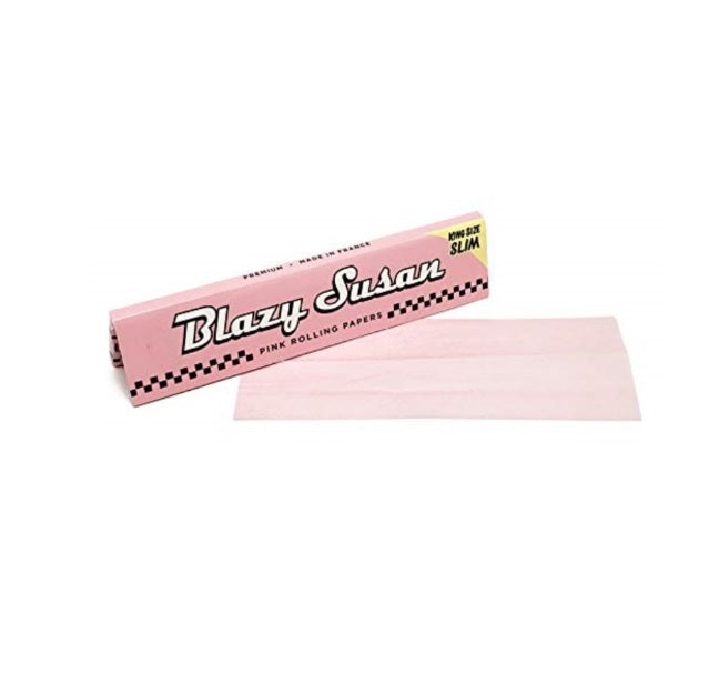 Blazy Susan - Pink, King Size Slim Papers