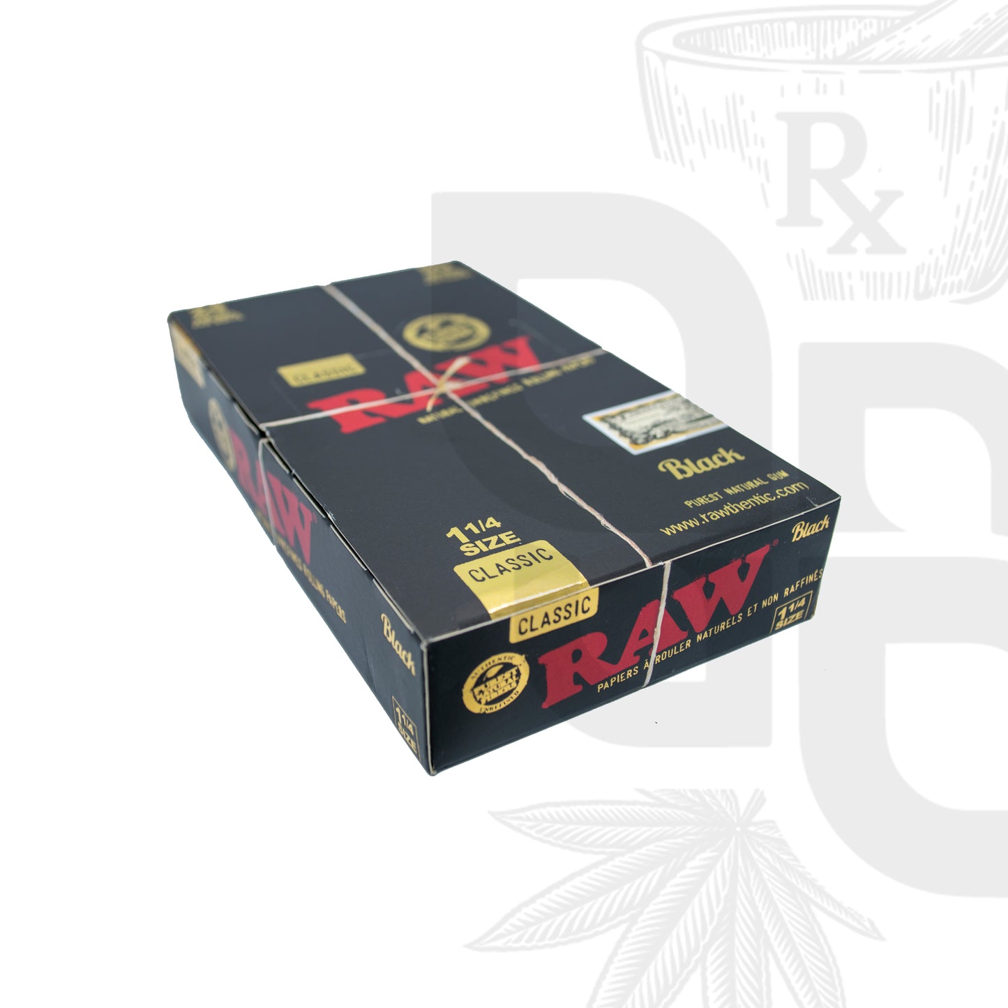 RAW - Black, 1-1/4" Papers