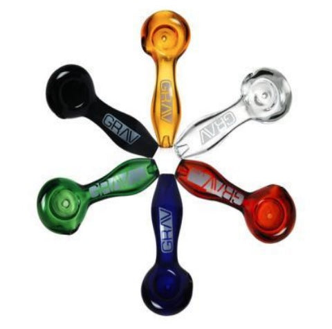 GRAV - Glass Pipe, 10cm, Classic Spoon