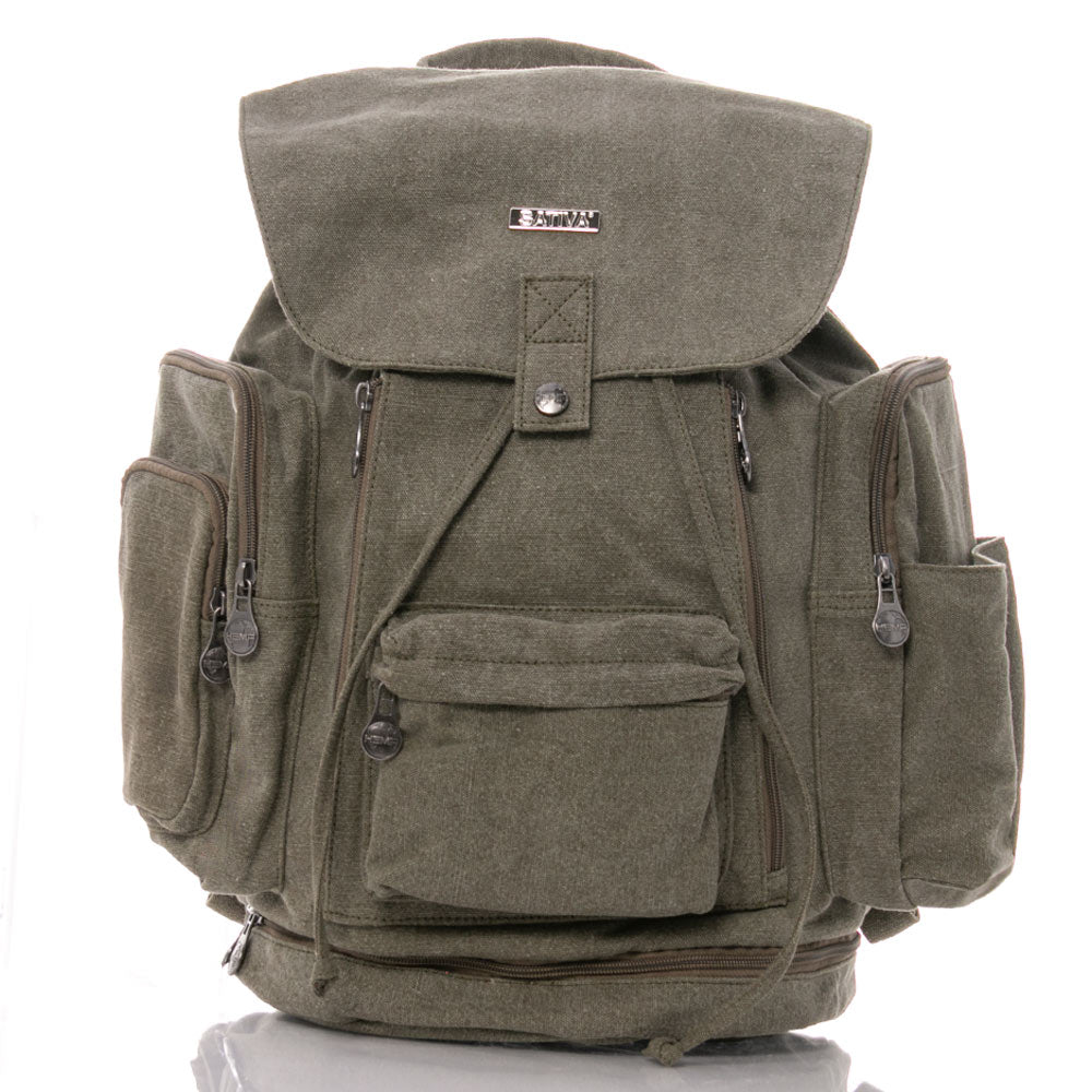 Sativa Hemp - Hemp Multi Pocket KnapSack