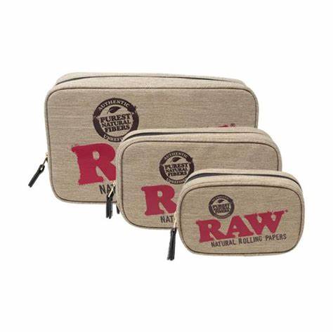 RAW - Smell Proof Smoker's Pouch with 5 Layer Odour Protection