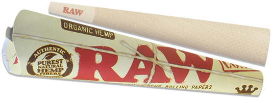 RAW - Organic, King Size Cones, 3pk