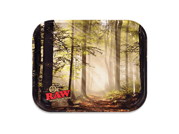 RAW - Rolling Tray, Metal, Smokey Forest