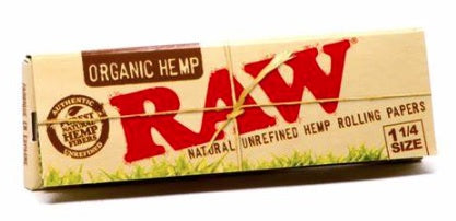 RAW - Organic, 1-1/4" Papers