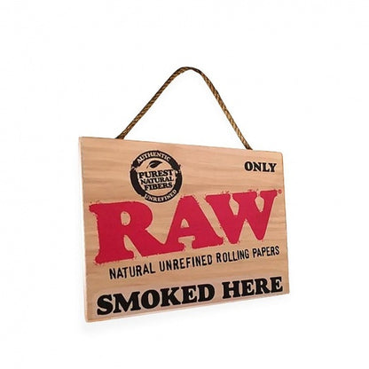 RAW - Door Sign, Wooden