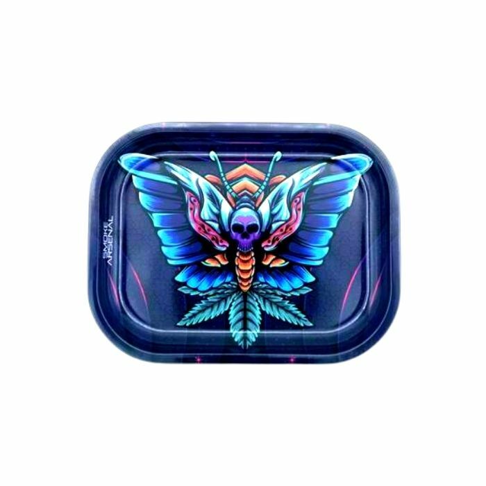 Smoke Arsenal - Rolling Tray, Small - Butterfly