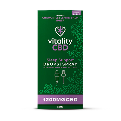 Vitality CBD - CBD Drops & Spray, Sleep Support - 30mL, 1200mg