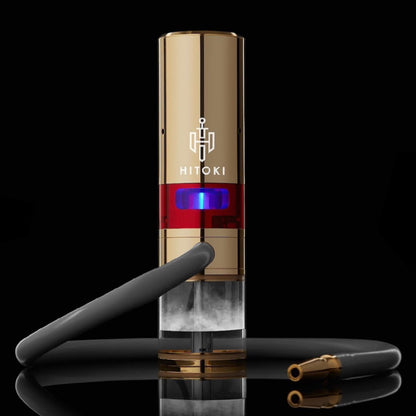 Hitoki - Trident Laser Bong - 24k Gold