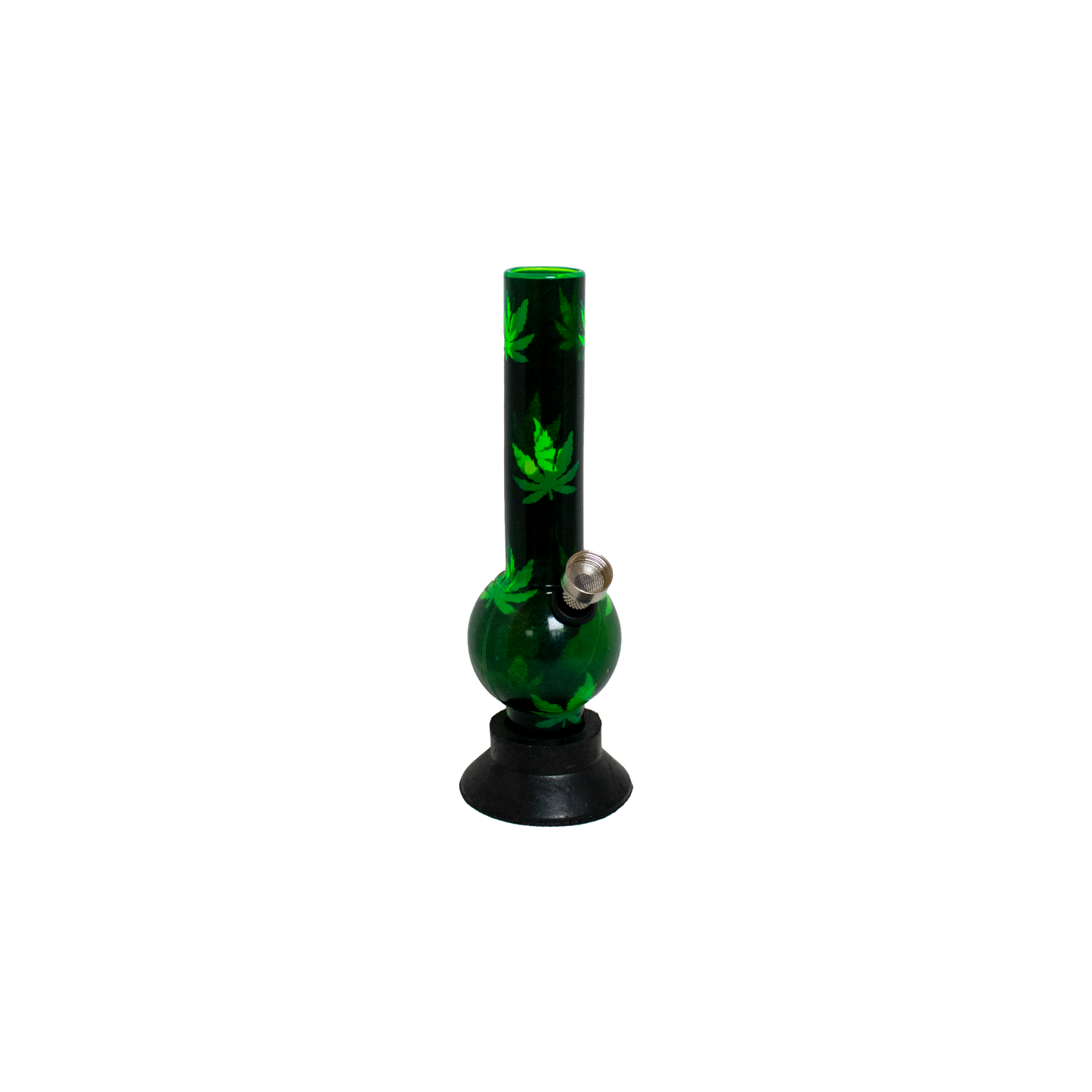 Acrylic Waterpipe - 40cm, Bubble, Leaves