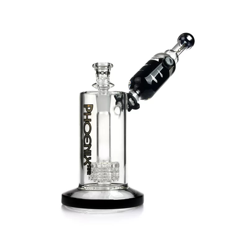 Phoenix Star - Glass Waterpipe, 20cm Matrix Percolator with Freezable Coil