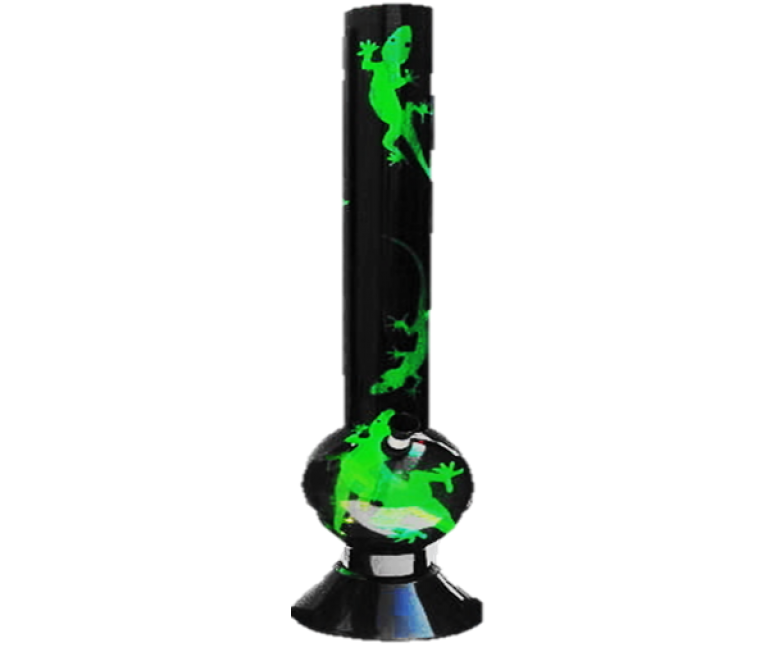 Acrylic Waterpipe - 40cm Bubble, Lizard