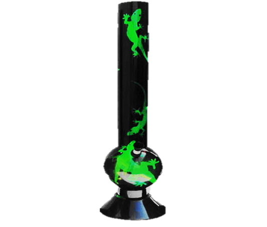 Acrylic Waterpipe - 40cm Bubble, Lizard