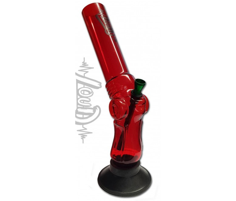 LOUD - Acrylic Waterpipe, 30cm, Gun Grip Leaner