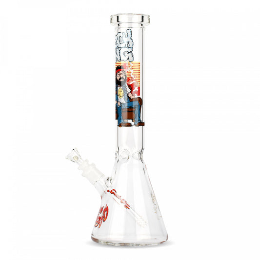 Cheech & Chong - Glass Waterpipe, 38cm, Beaker - Couched