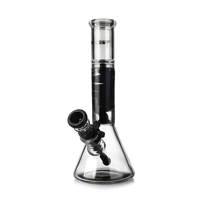 Phoenix Star - Glass Waterpipe, 25cm Inline Matrix Percolator with Freezable Coil