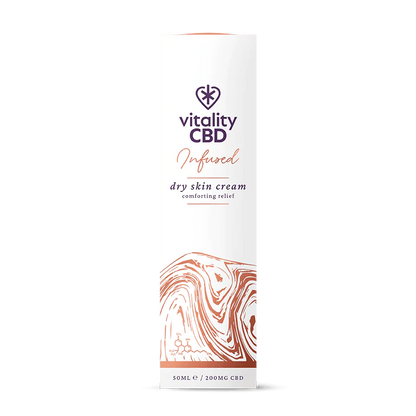 Vitality CBD - Infused: Dry Skin Cream - 50mL, 200mg