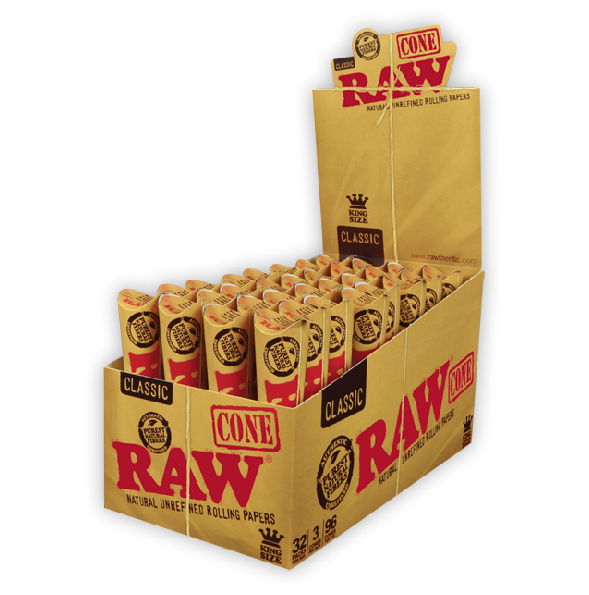 RAW - Classic, King Size Cones, 3pk