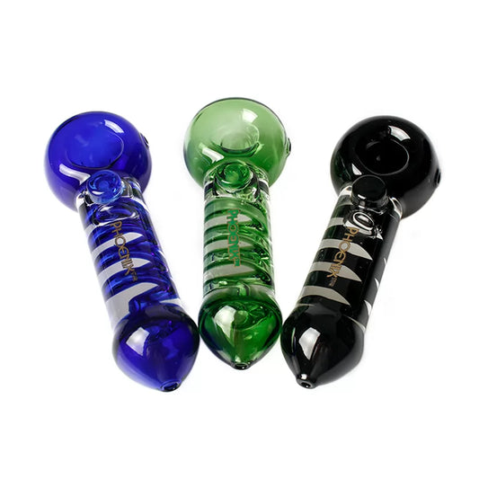 Phoenix Star - Glass Pipe, 14cm Freezable Coil