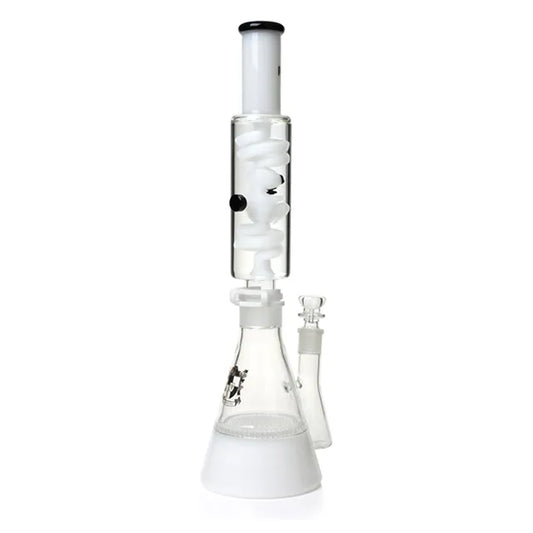 Phoenix Star - Glass Waterpipe, 45cm Honeycomb Percolator with Freezable Alien Coil