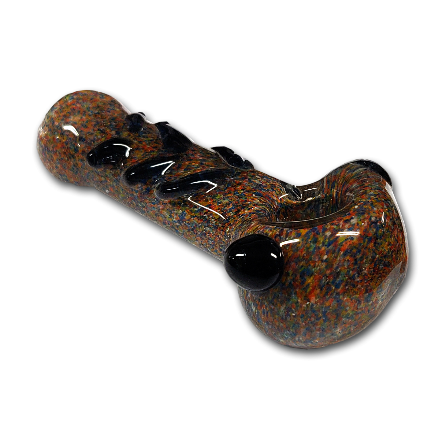 Glass Pipe - 10cm, Heavy Spoon