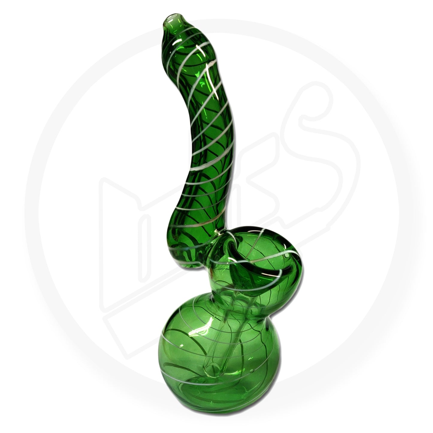 Glass Bubbler - 16cm, Mini, Mixed Colour