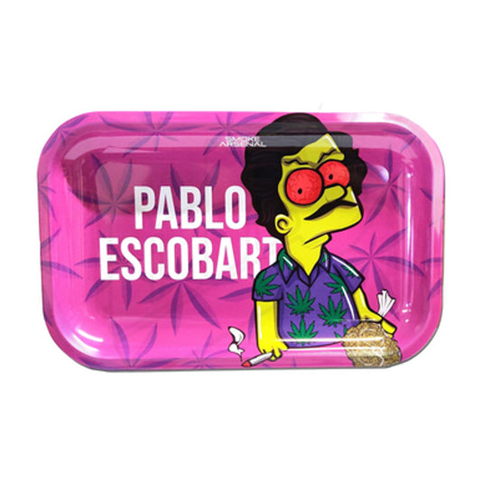 Smoke Arsenal - Rolling Tray, Medium - Pablo Escobart