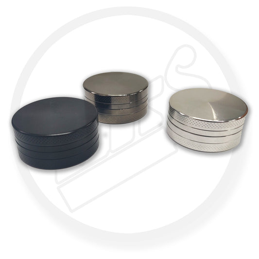 Grinder - 40mm, 2pc Metal, Magnetic with Metallic Finish