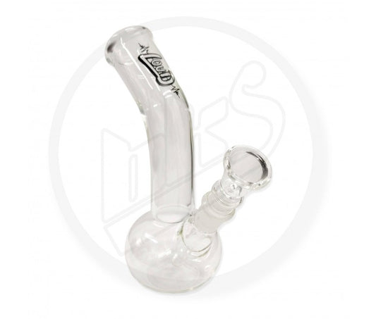 LOUD - Glass Waterpipe, 16cm, Bubble Leaner