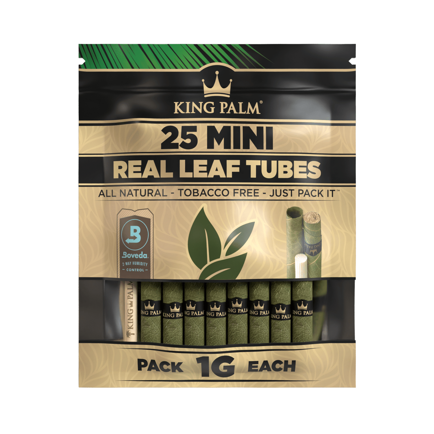 King Palm - Natural Rolls, Minis (1g)