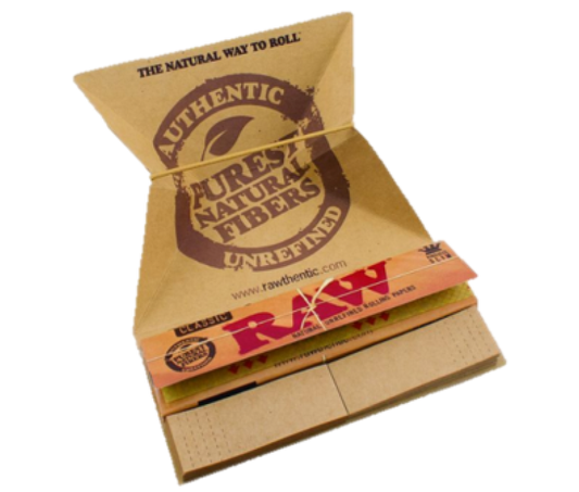 RAW - Classic, King Size Slim Artesano (Papers, Tips and Tray)