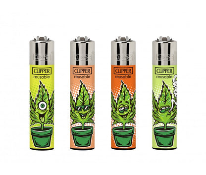 Clipper - Lighter (Cannabis Related Designs)