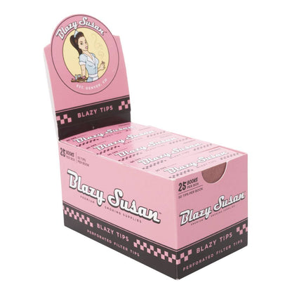 Blazy Susan - Pink, Tips, Perforated