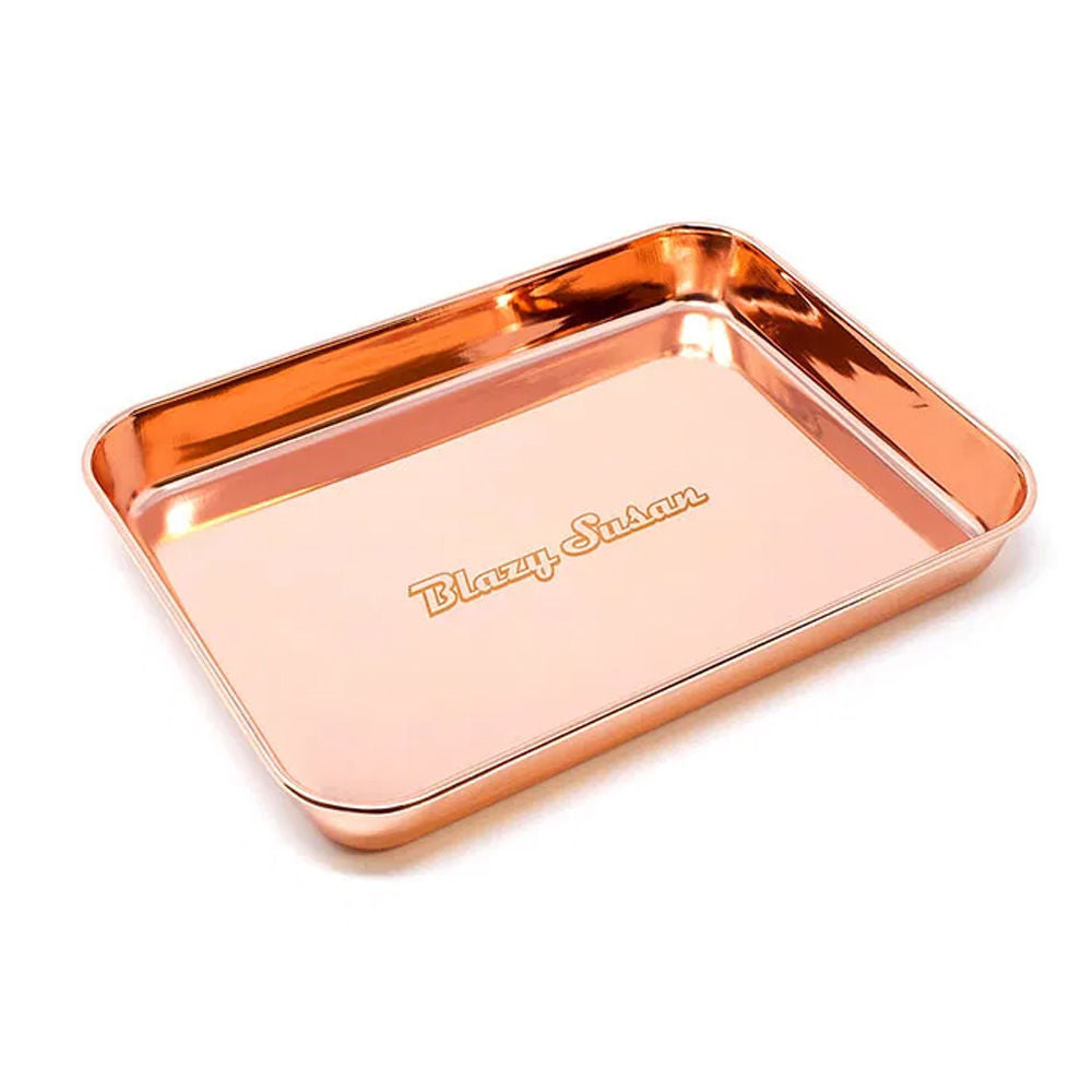 Blazy Susan - Rolling Tray, Polished Stainless Steel