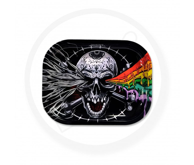 Smoke Arsenal - Rolling Tray, Small - Stoned Skull